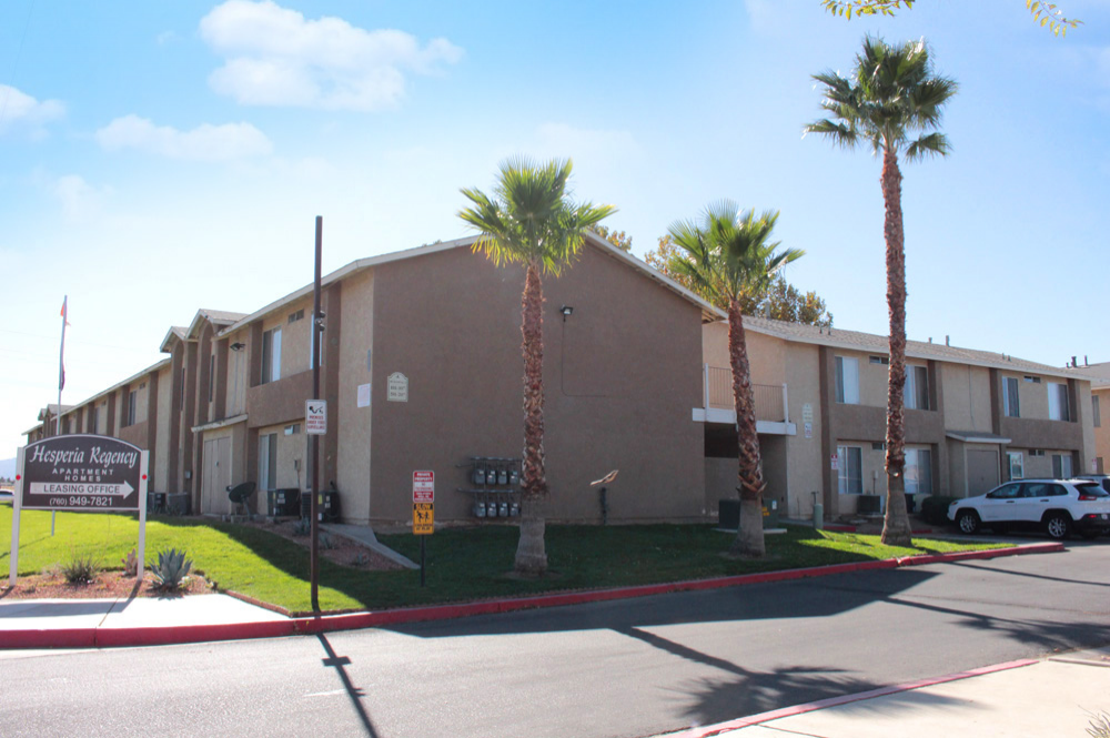 This Exteriors 11 photo can be viewed in person at the Hesperia Regency Apartments, so make a reservation and stop in today.